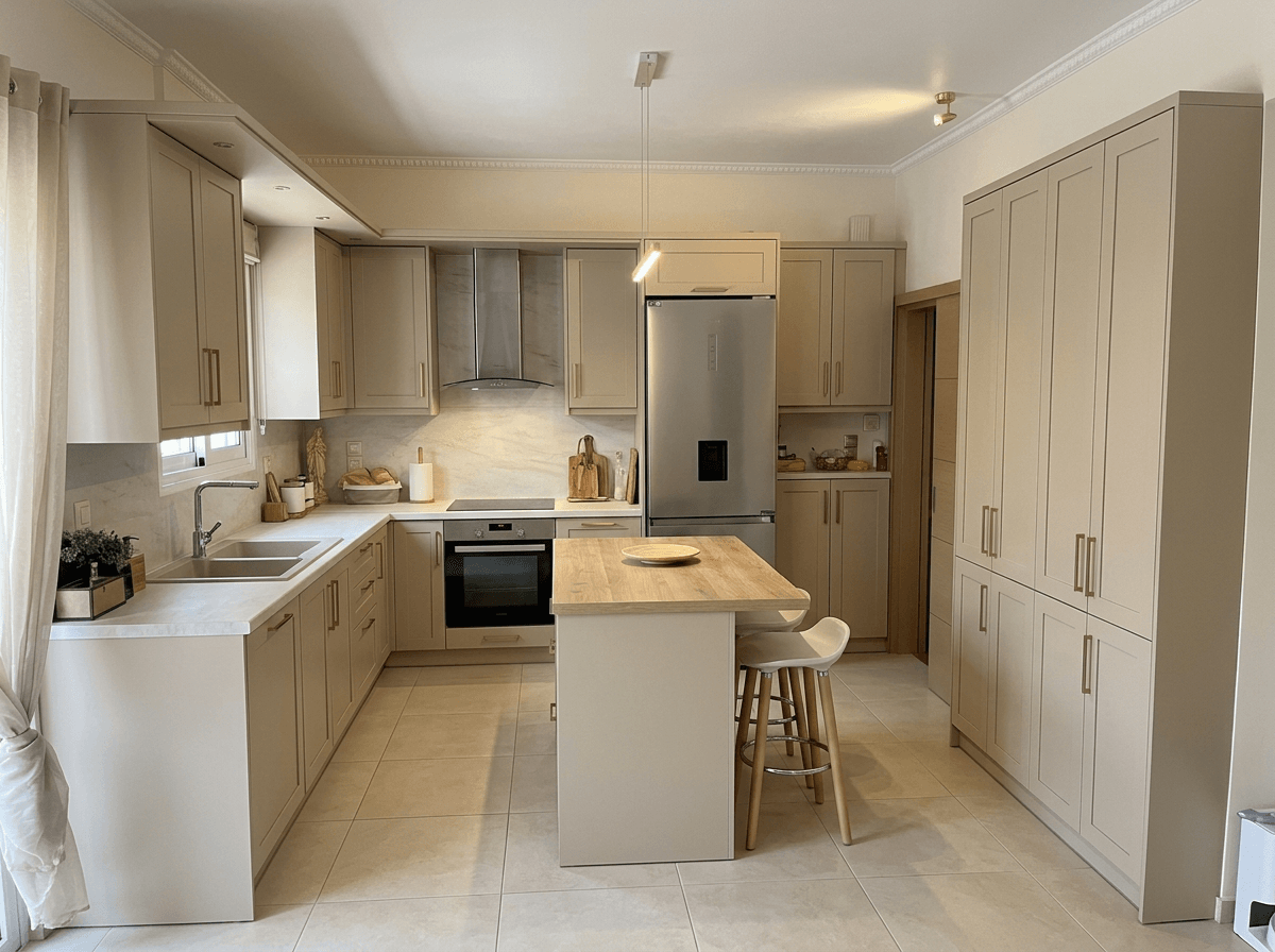 Interior design in Scandinavian style — Kitchen by GenRoom AI