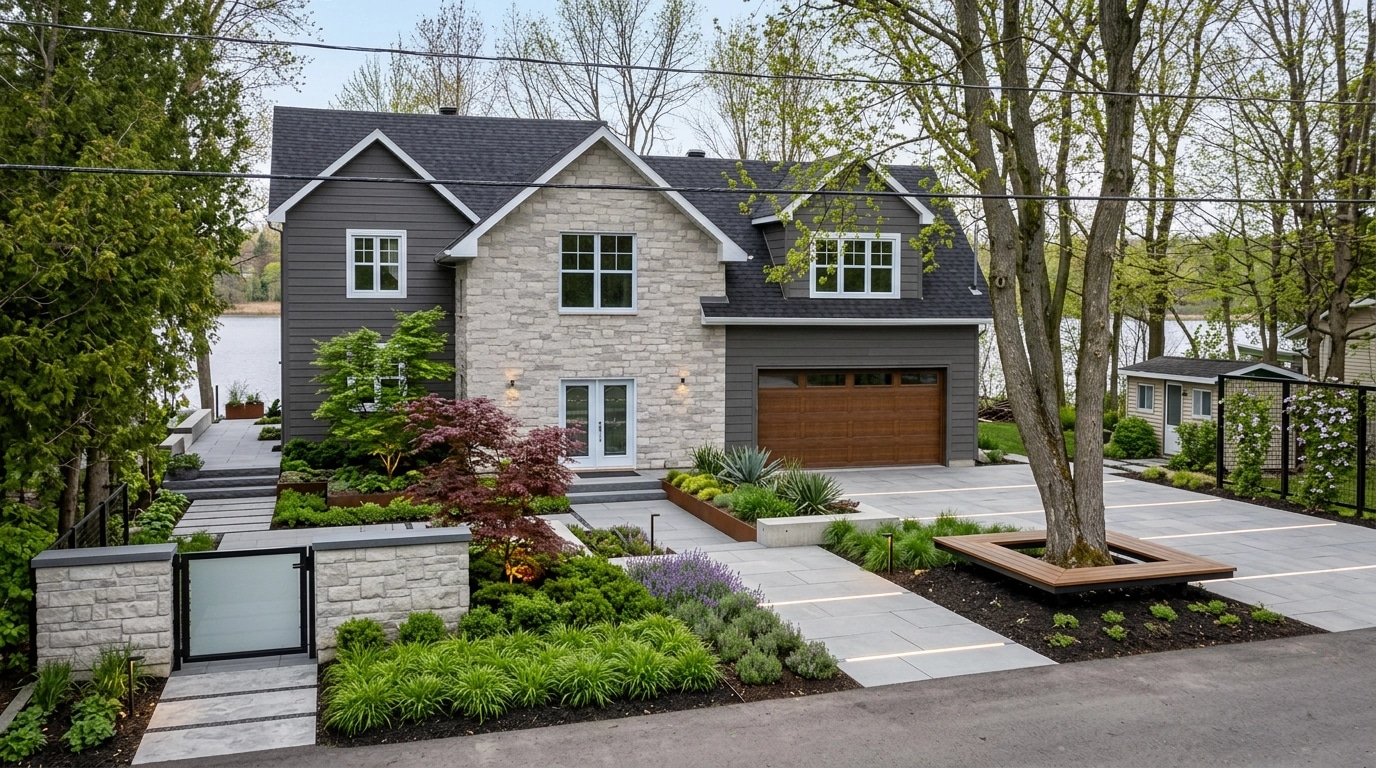 Landscape design in Contemporary Yard style — Yard by GenRoom AI