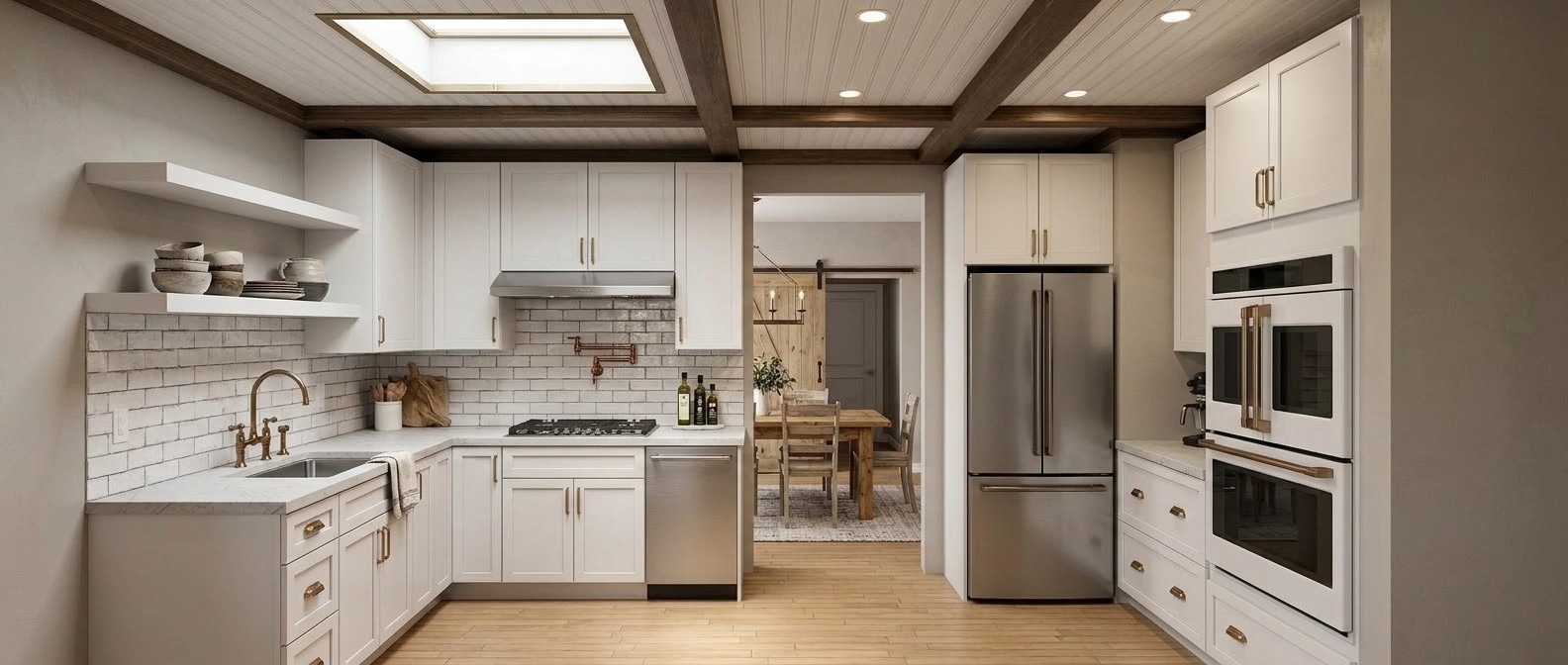 Modern Farmhouse Kitchen design — interior photo by GenRoom AI
