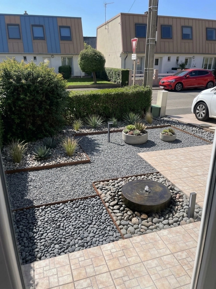 Landscape design in Contemporary Yard style — Yard by GenRoom AI