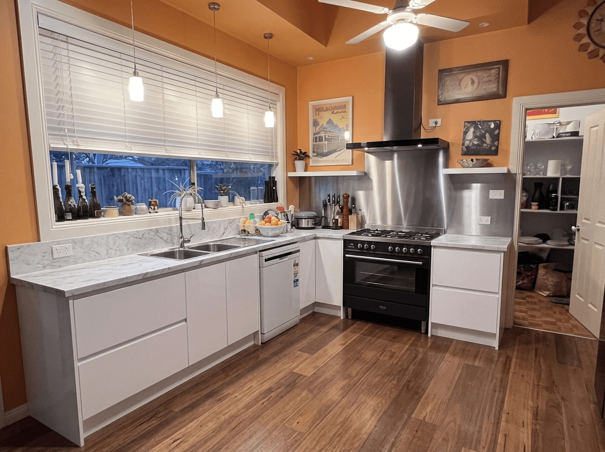 Kitchen interior in no_style style — photo by GenRoom AI