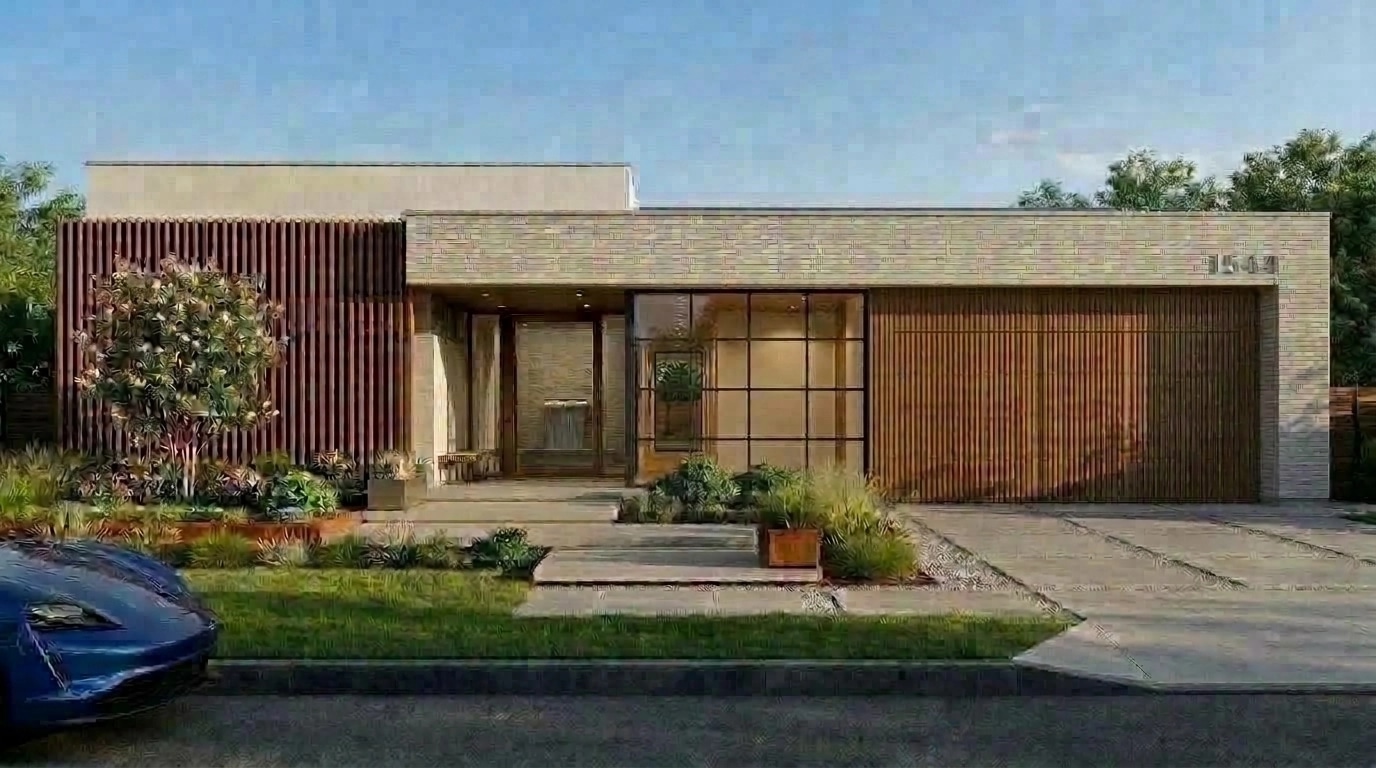 Contemporary Facade Facade design — facade photo by GenRoom AI