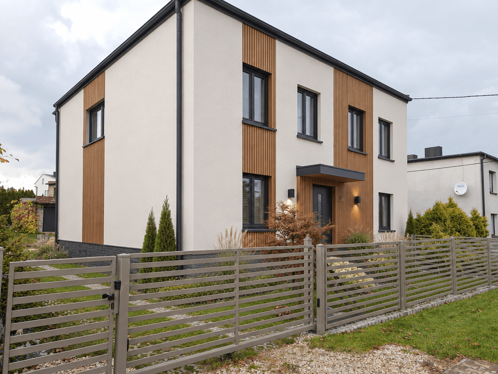 Design de façade en style Contemporary Facade — Façade par GenRoom AI