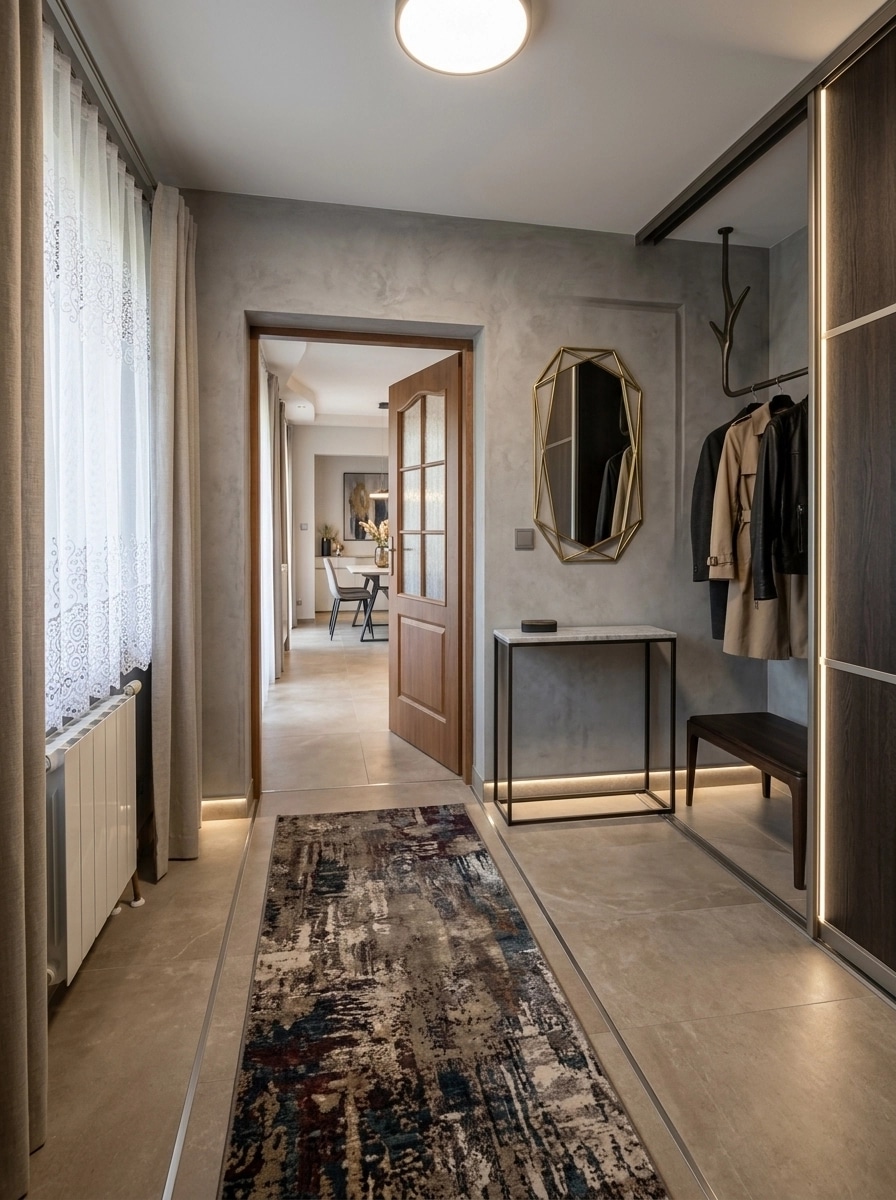 Interior design in Contemporary style — Hallway by GenRoom AI