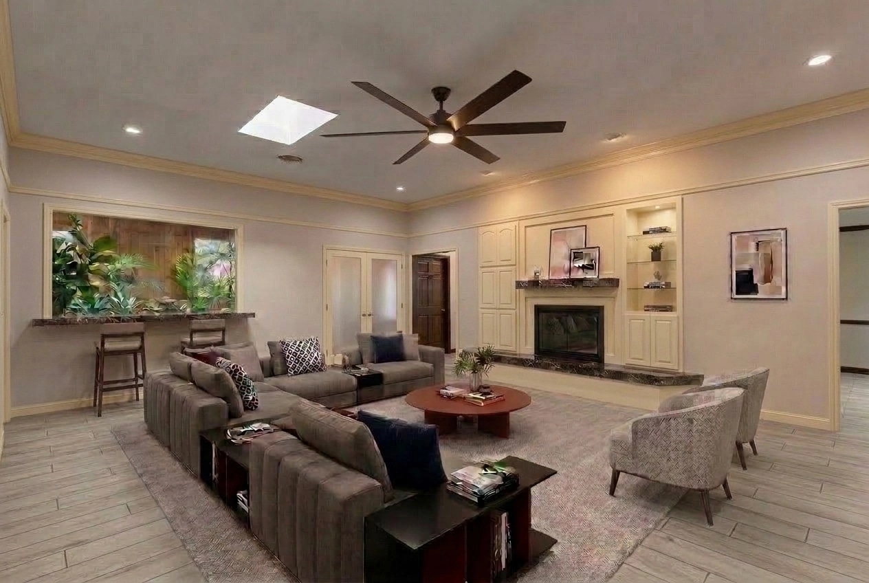 Interior design in Contemporary style — Living Room by GenRoom AI