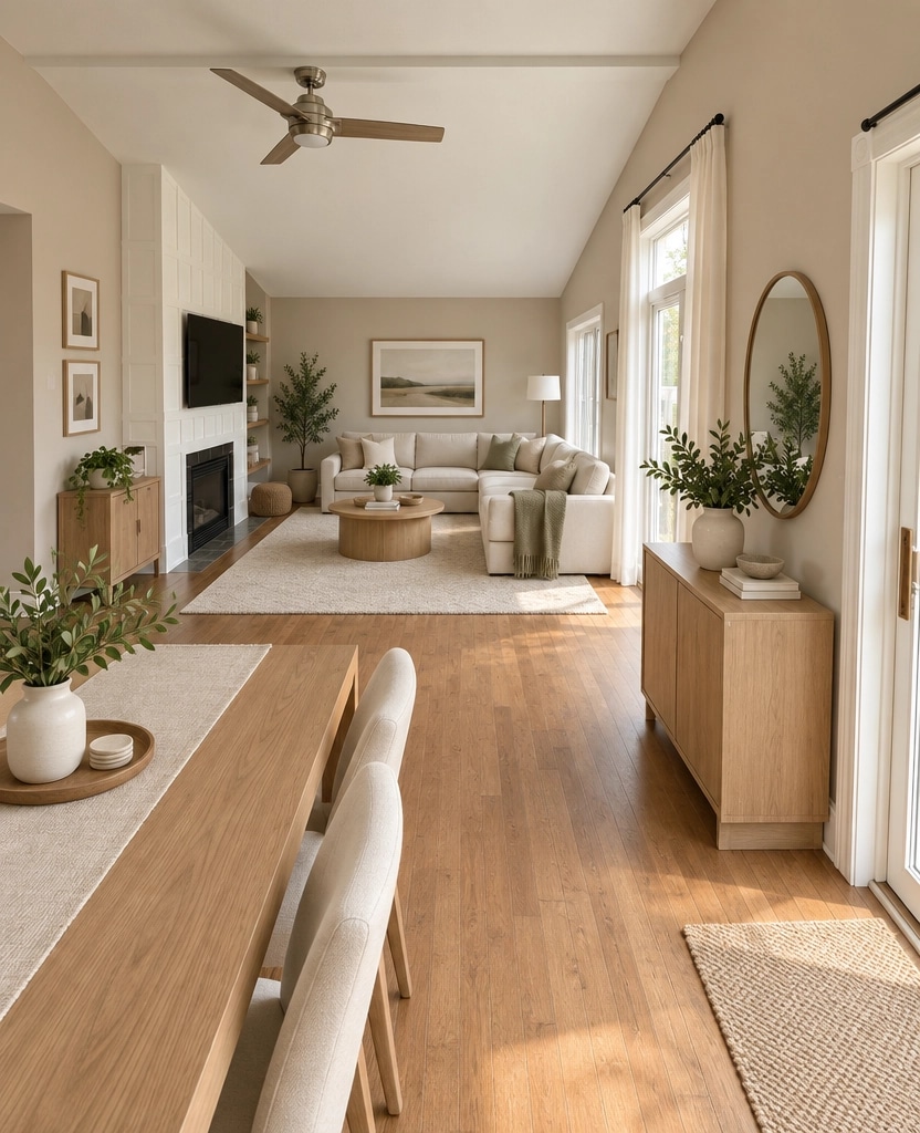 Interior design in Minimalism style — Living Room by GenRoom AI