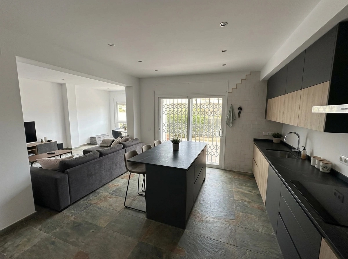 Kitchen interior in no_style style — photo by GenRoom AI