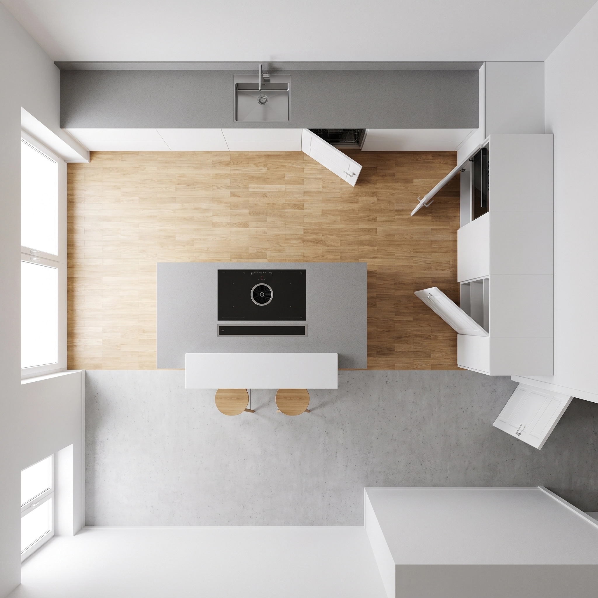 Minimalism Living Room design — interior photo by GenRoom AI