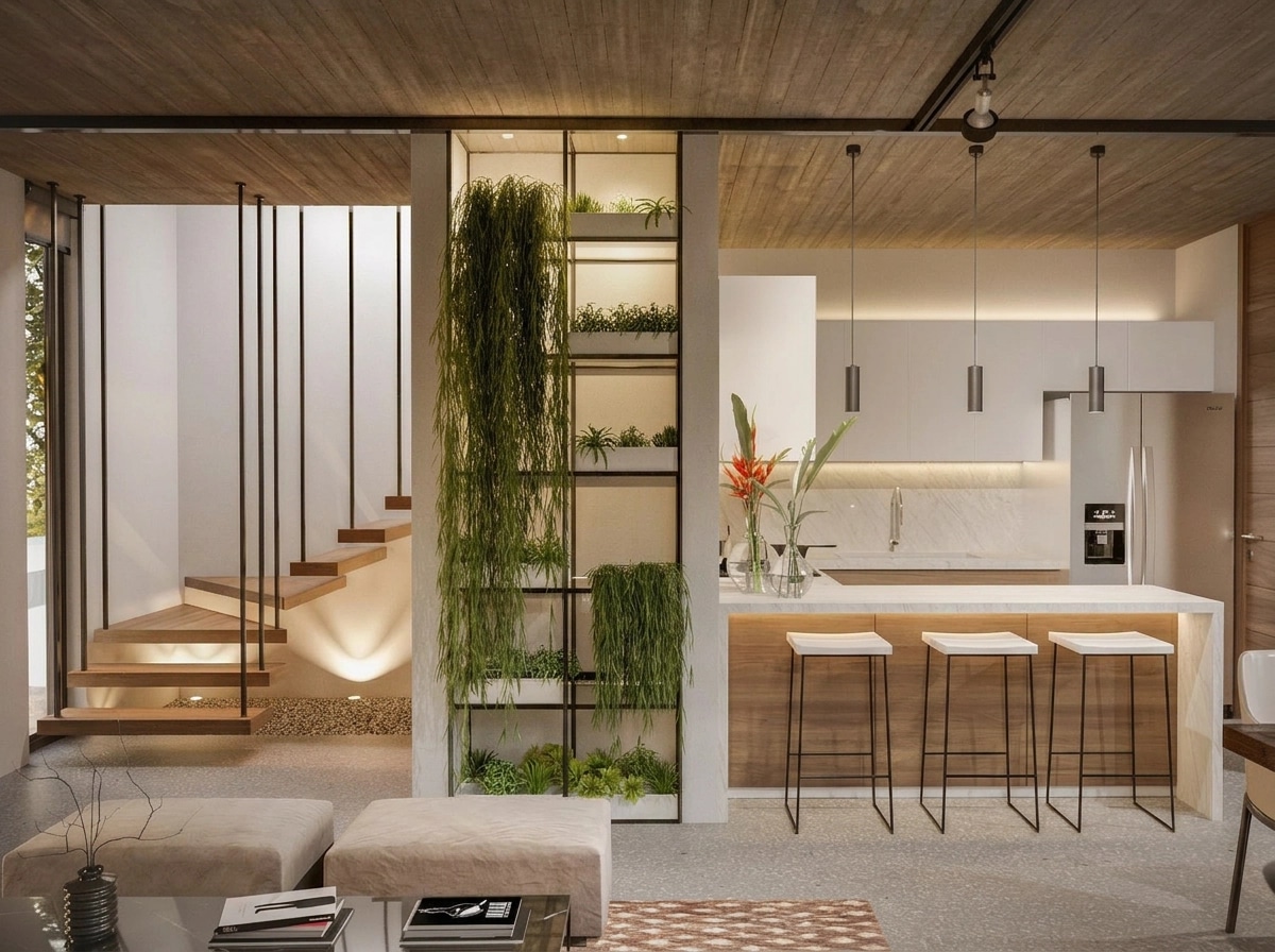 Modern Farmhouse Dapur design — interior photo by GenRoom AI
