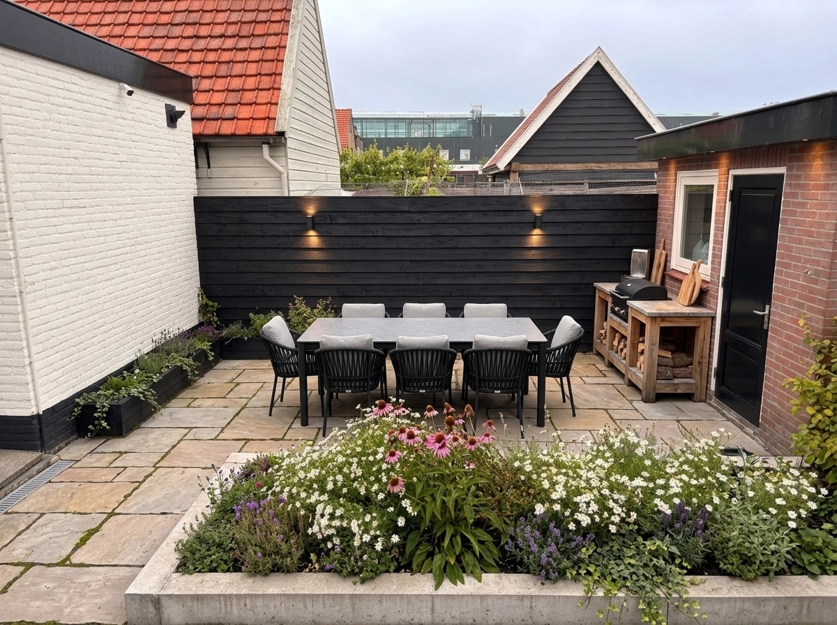 Country Rustic Garden Yard design — yard photo by GenRoom AI