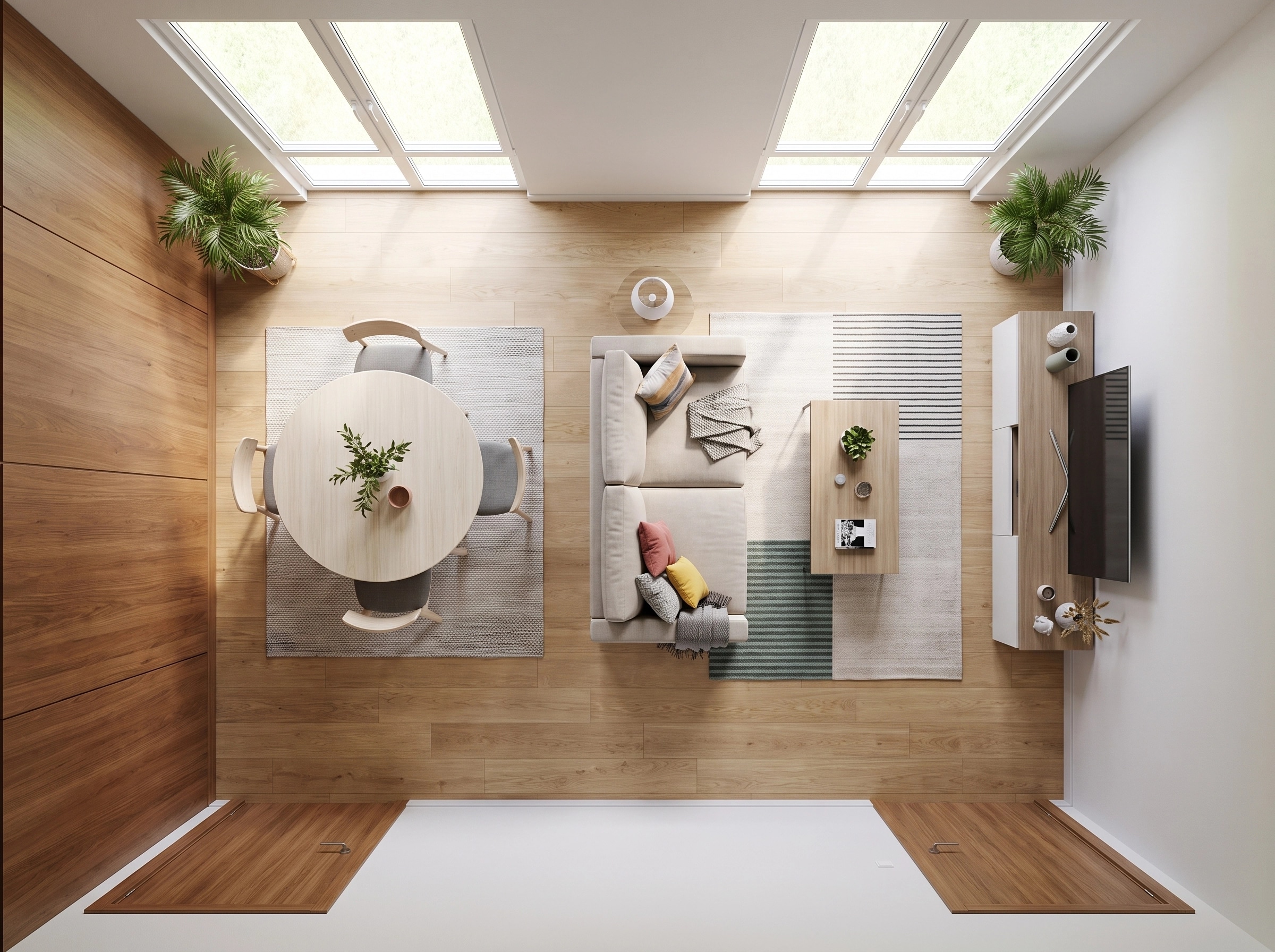 Interior design in Contemporary style — Living Room by GenRoom AI