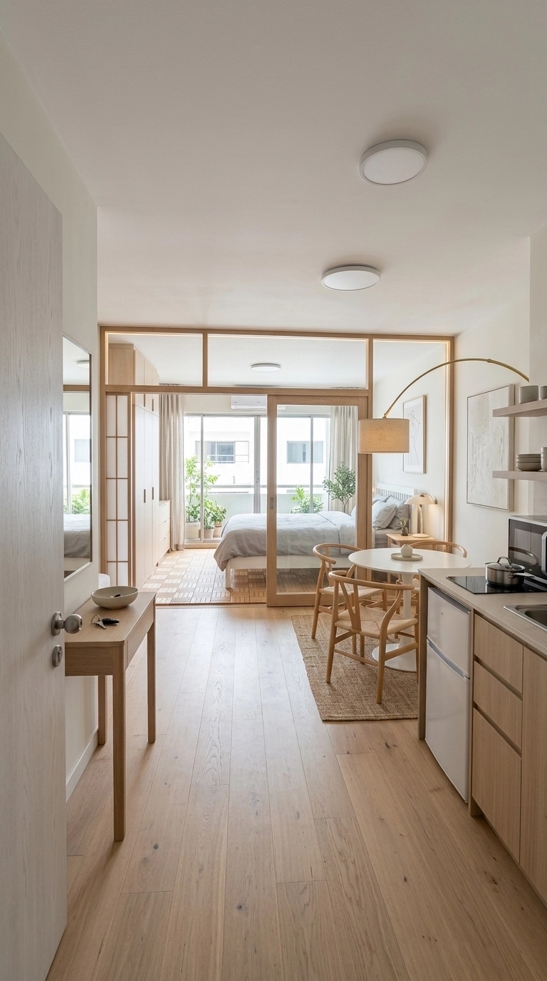 Interior design in Scandinavian style — studio by GenRoom AI