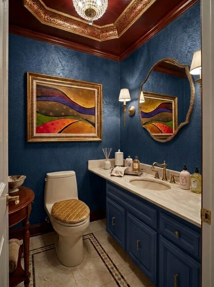 Bathroom interior in Classic style — photo by GenRoom AI