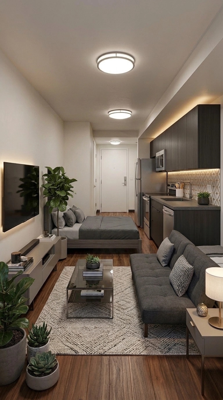 Interior design in Contemporary style — studio by GenRoom AI