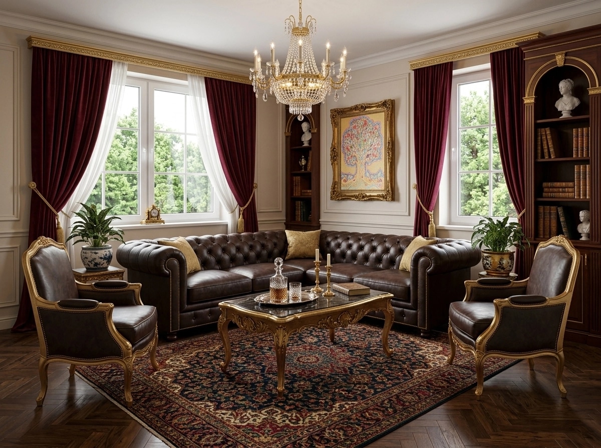 Interior design in Classic style — Living Room by GenRoom AI