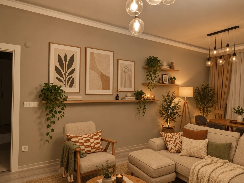 Interior design in Scandinavian style — Living Room by GenRoom AI