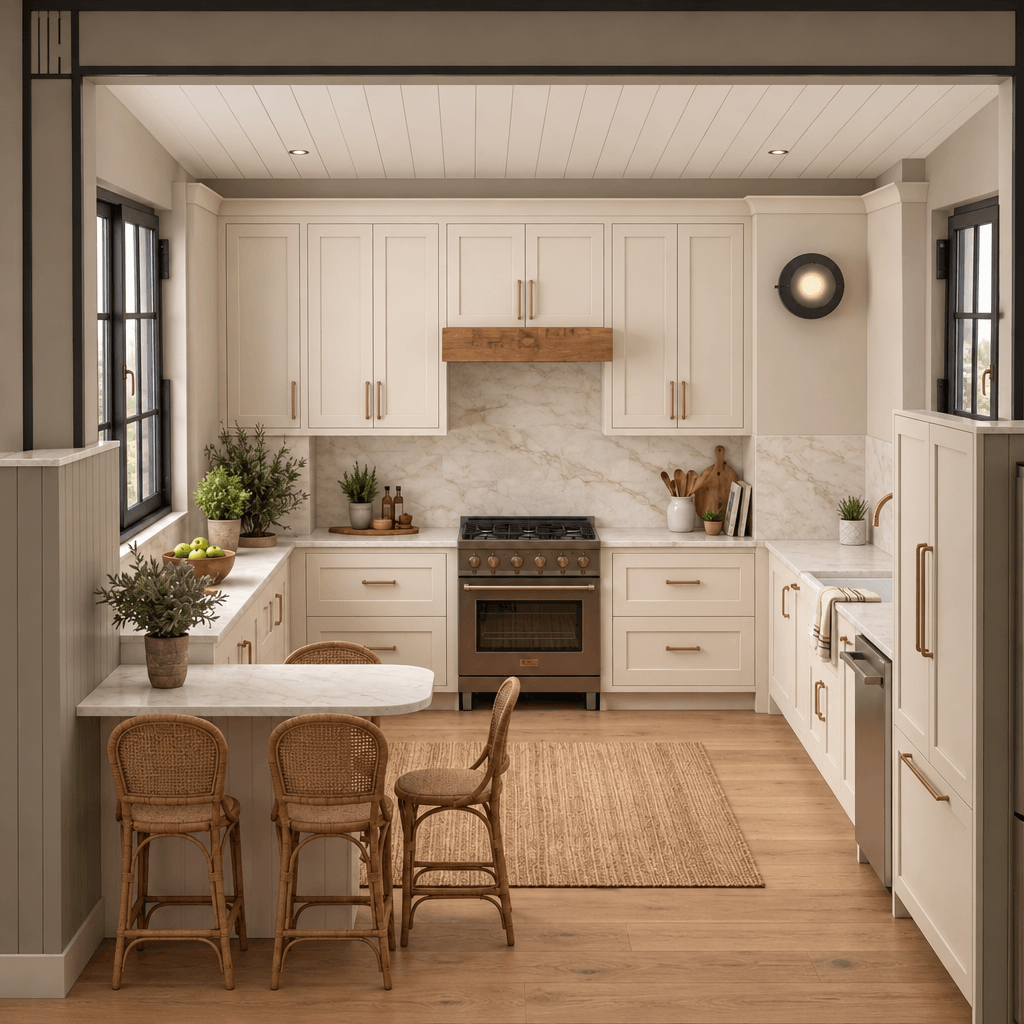 Interior design in Scandinavian style — Kitchen by GenRoom AI