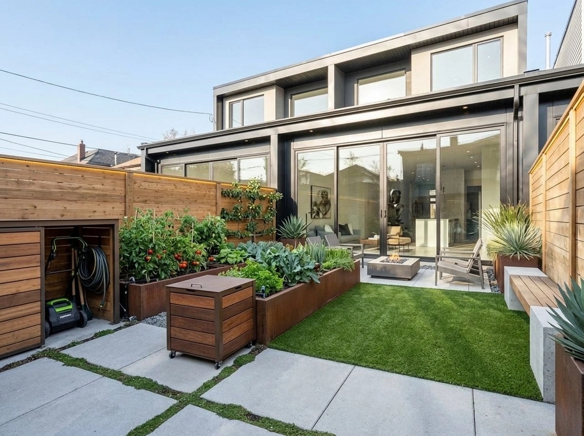 Landscape design in Contemporary Yard style — Yard by GenRoom AI