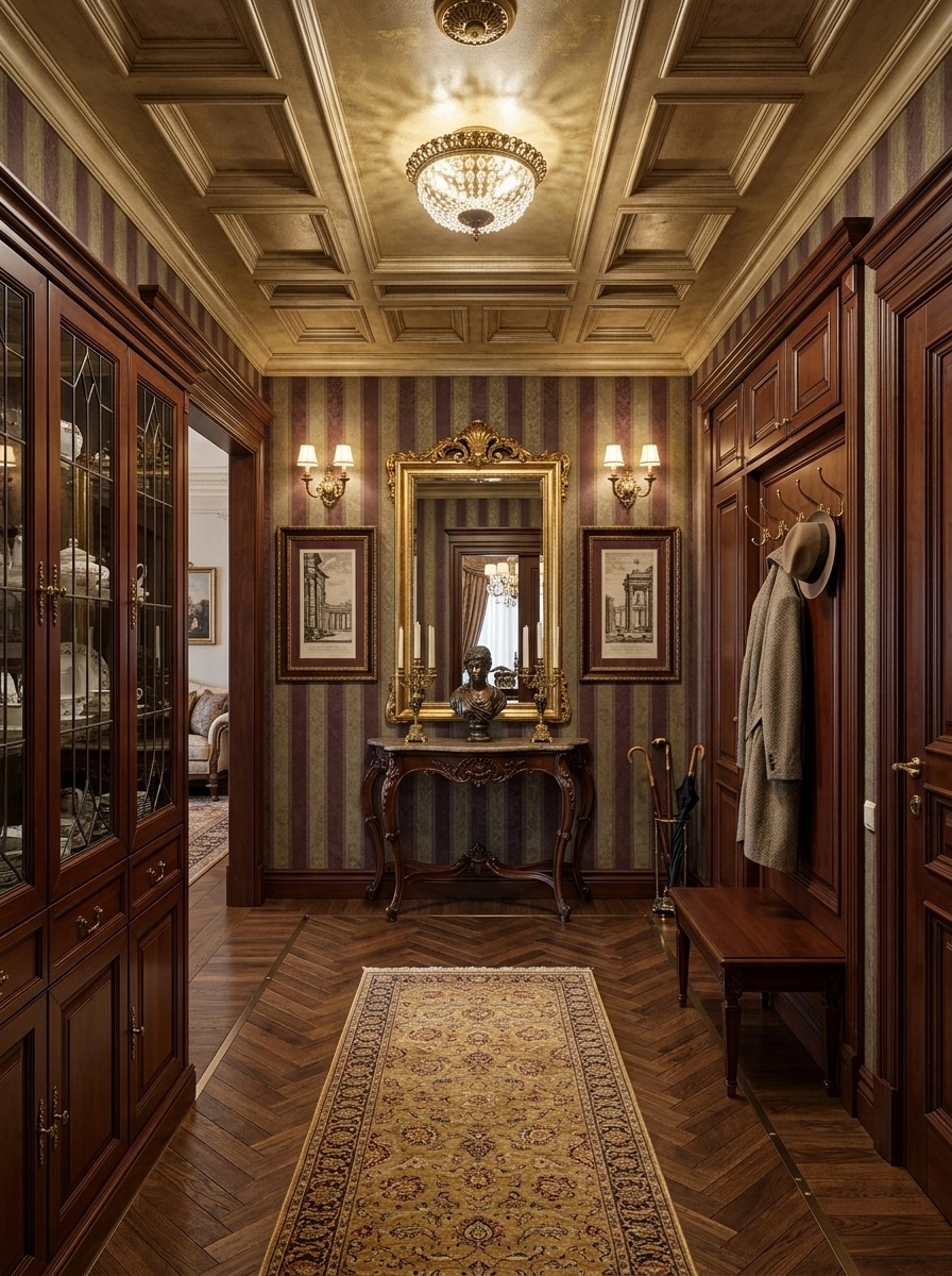 Hallway interior in Classic style — photo by GenRoom AI