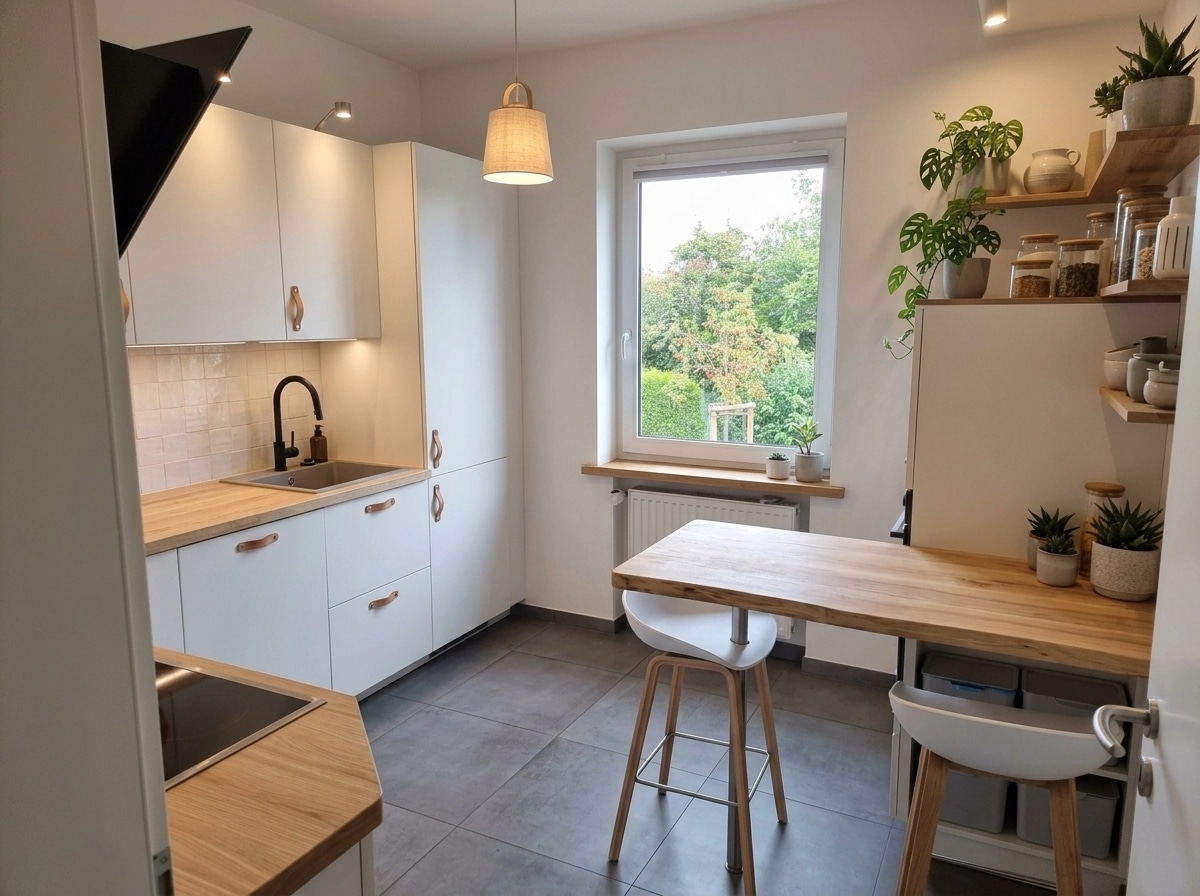 Scandinavian Kitchen design — interior photo by GenRoom AI