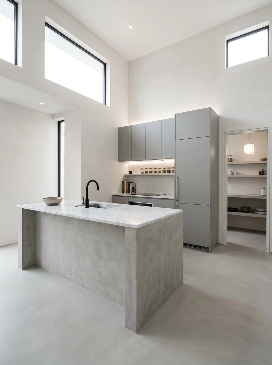 Minimalism Kitchen design — interior photo by GenRoom AI