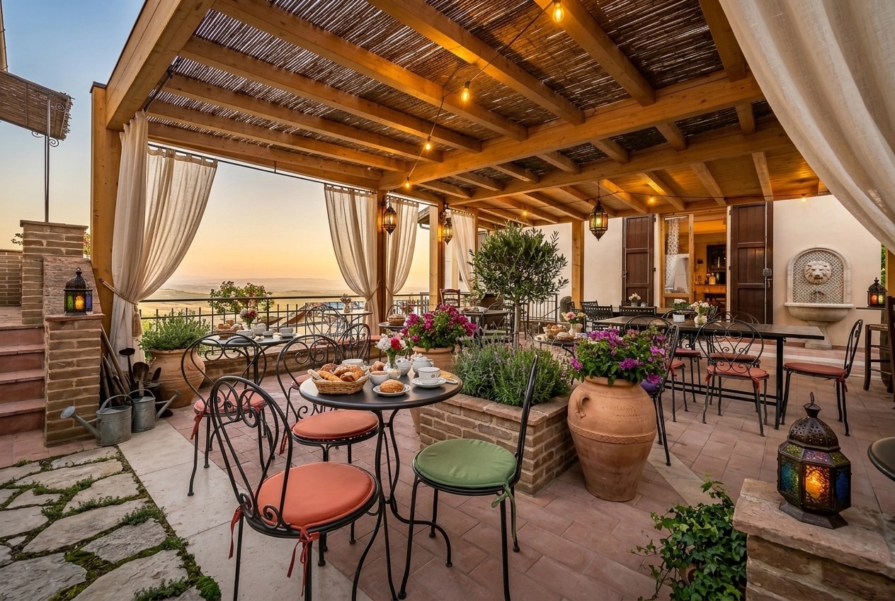 Mediterranean Yard Yard design — yard photo by GenRoom AI