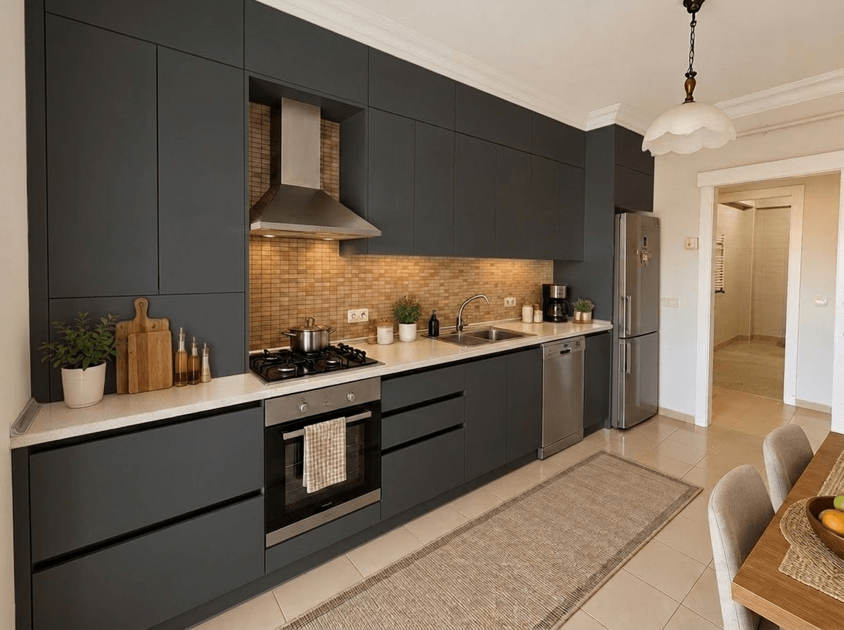 Kitchen interior in no_style style — photo by GenRoom AI