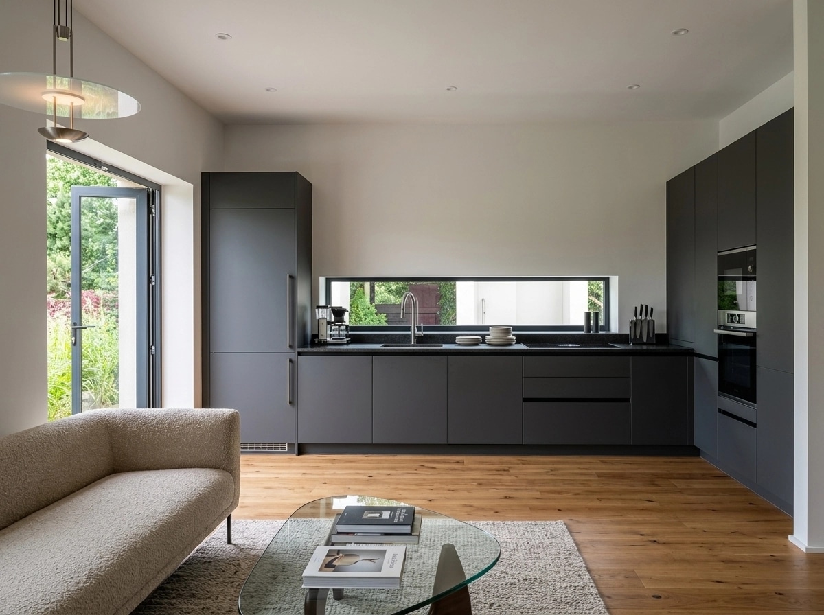 Interior design in Contemporary style — Kitchen by GenRoom AI