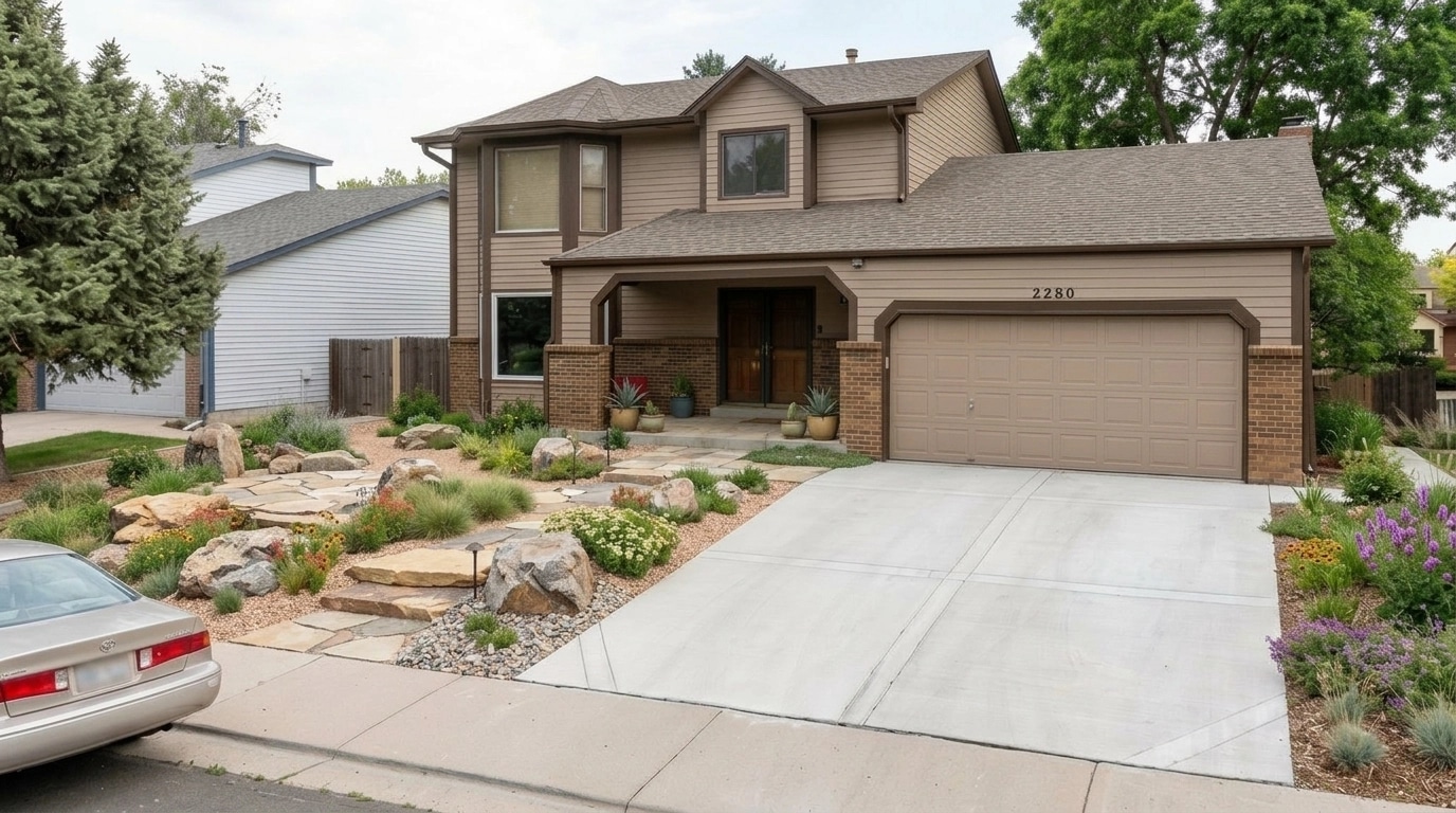 Landscape design in Eco Natural Garden style — Yard by GenRoom AI