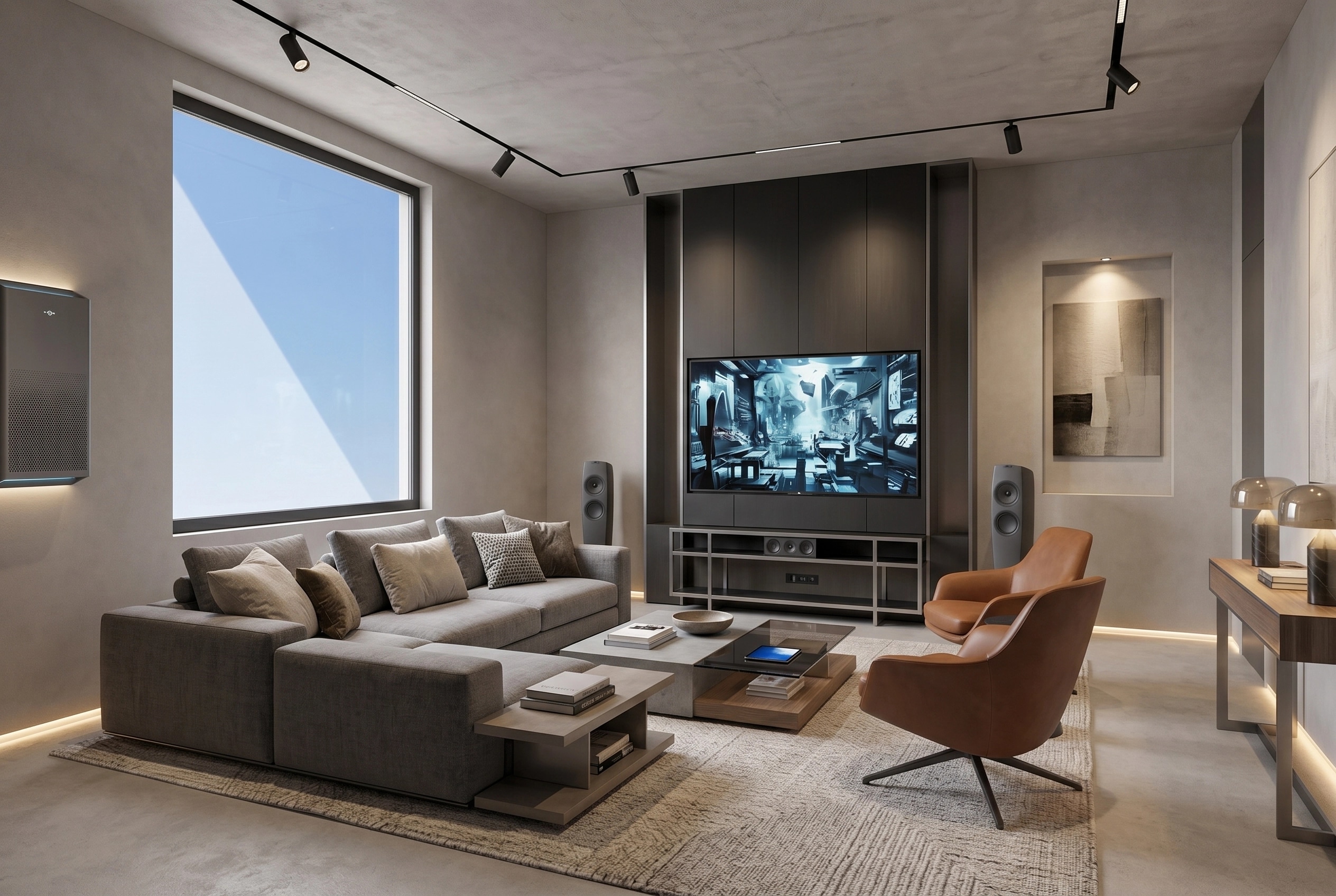 Interior design in Contemporary style — Living Room by GenRoom AI
