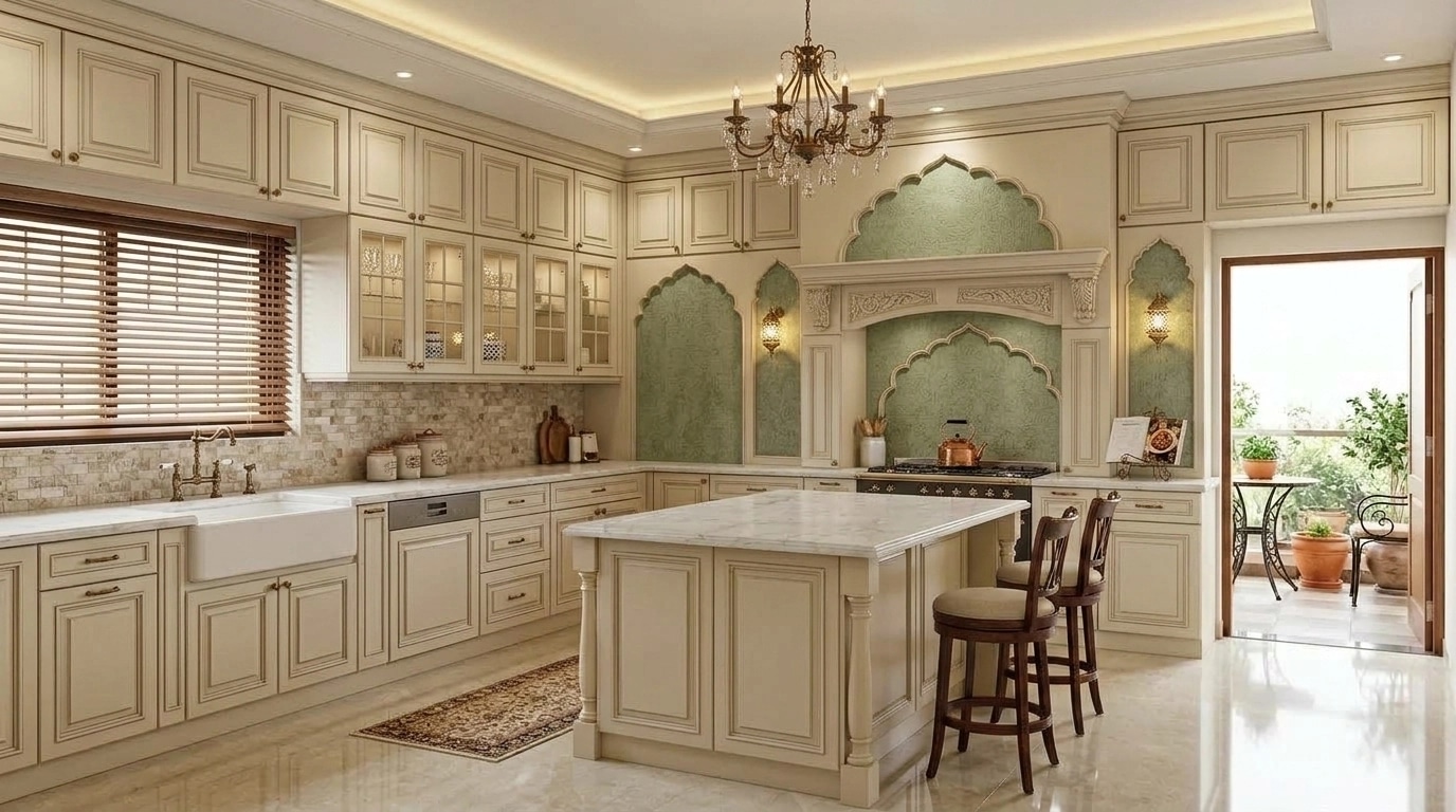 Interior design in Classic style — Kitchen by GenRoom AI