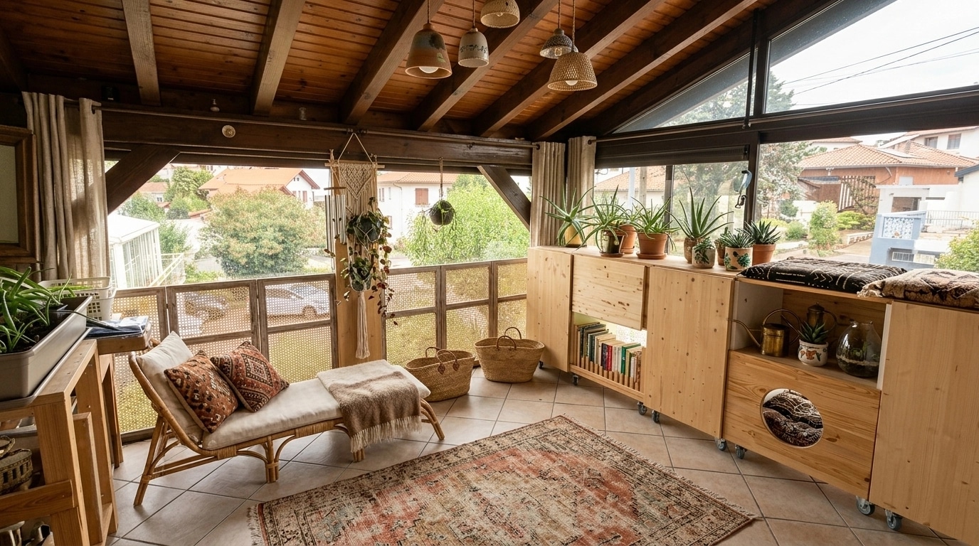 Interior design in Bohemian style — other by GenRoom AI