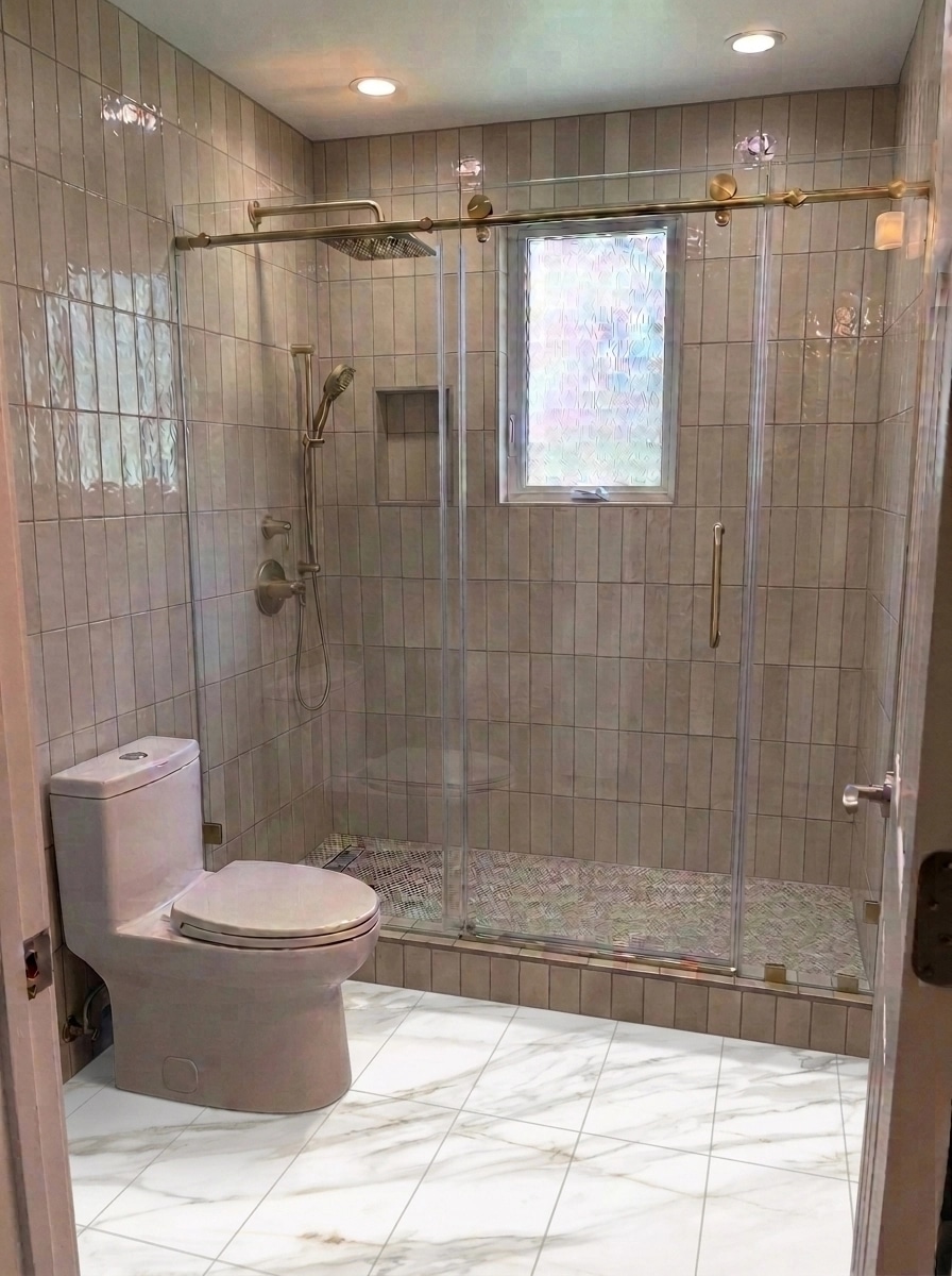 Modern Farmhouse Bathroom design — interior photo by GenRoom AI