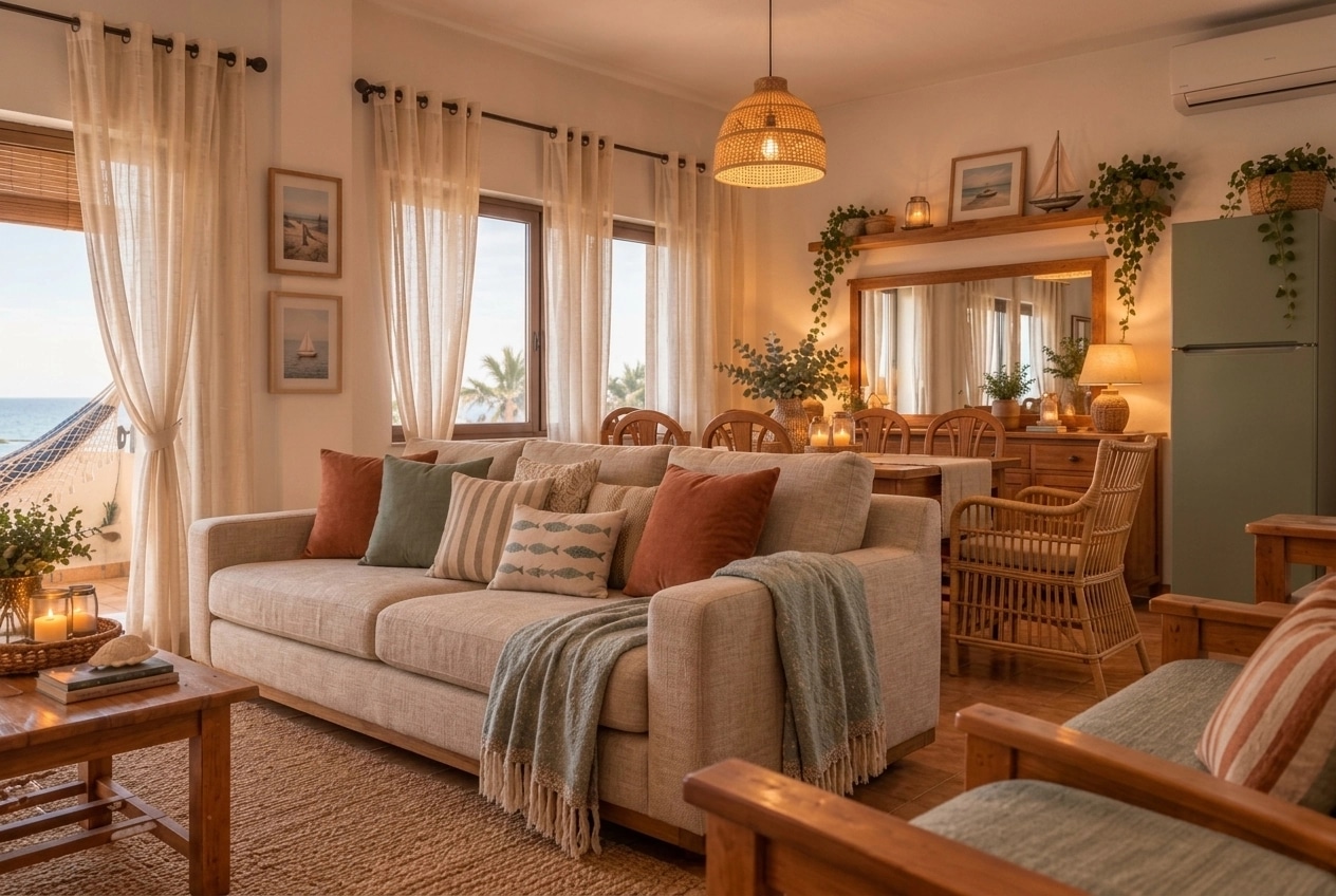 Interior design in Mediterranean style — Living Room by GenRoom AI