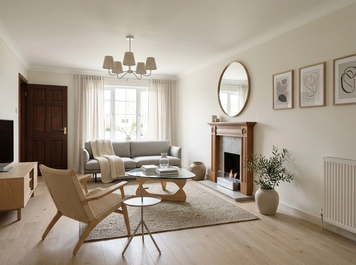 Scandinavian Living Room design — interior photo by GenRoom AI