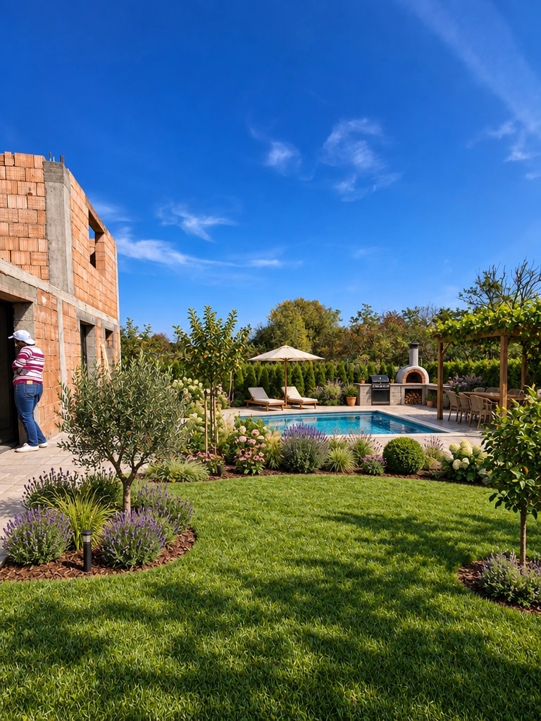 Landscape design in Classic Garden style — Yard by GenRoom AI