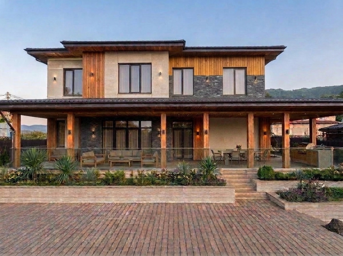 Contemporary Facade Cephe design — facade photo by GenRoom AI