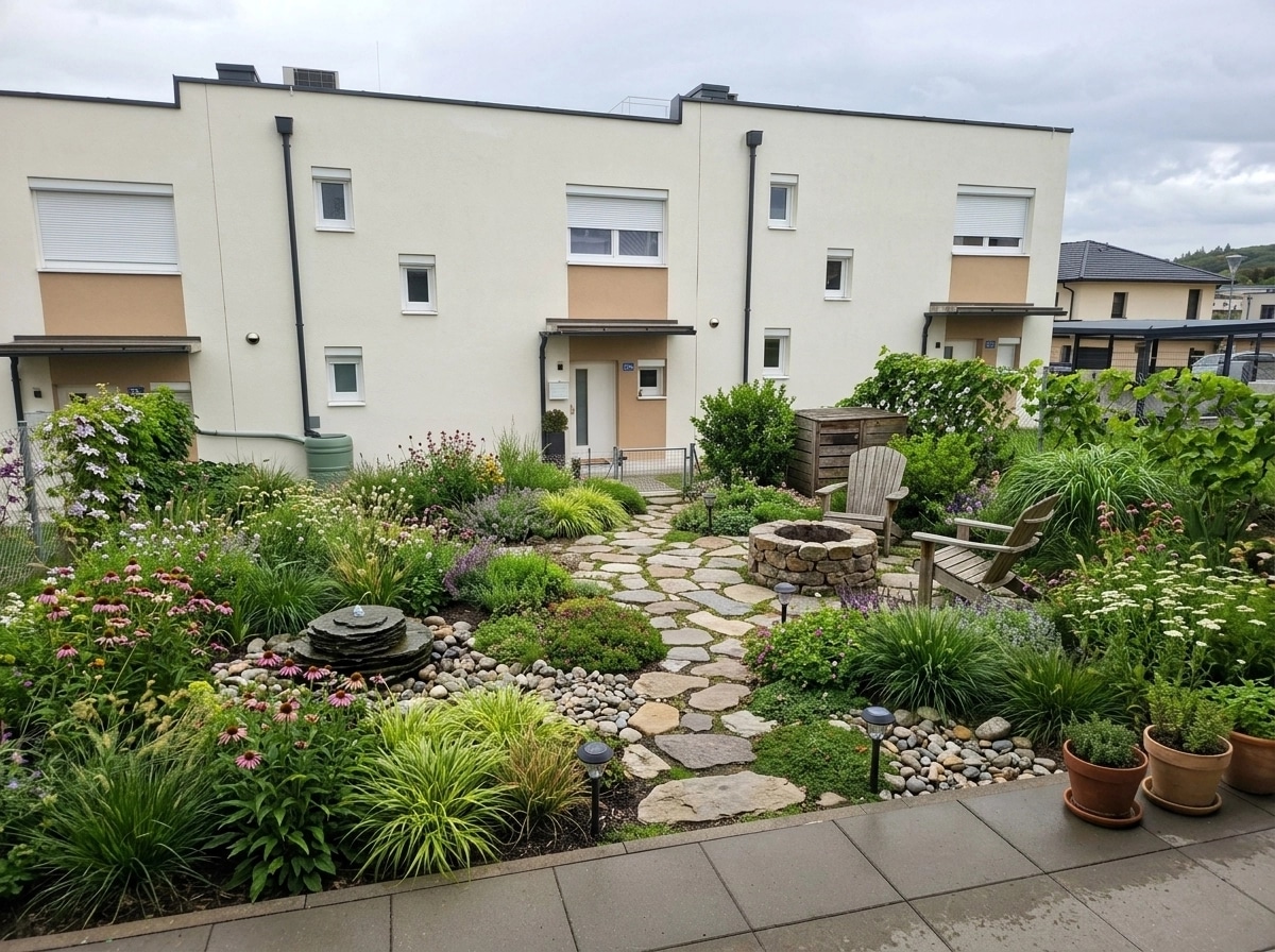 Landscape design in Eco Natural Garden style — Yard by GenRoom AI