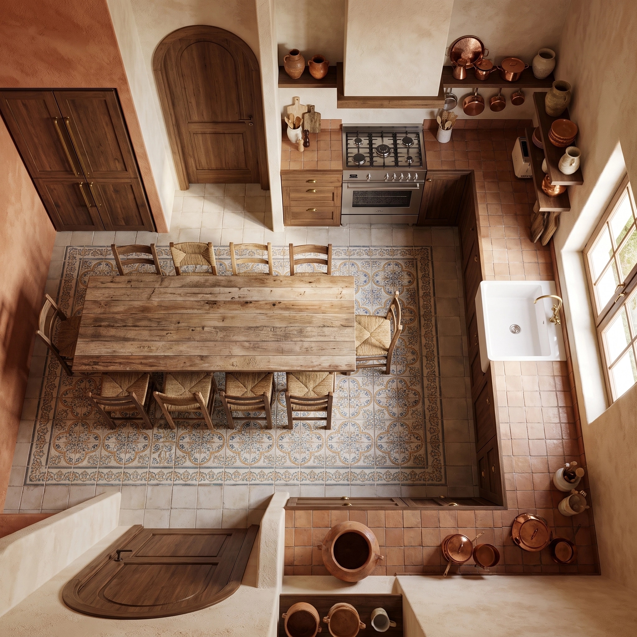 Interior design in Mediterranean style — Living Room by GenRoom AI