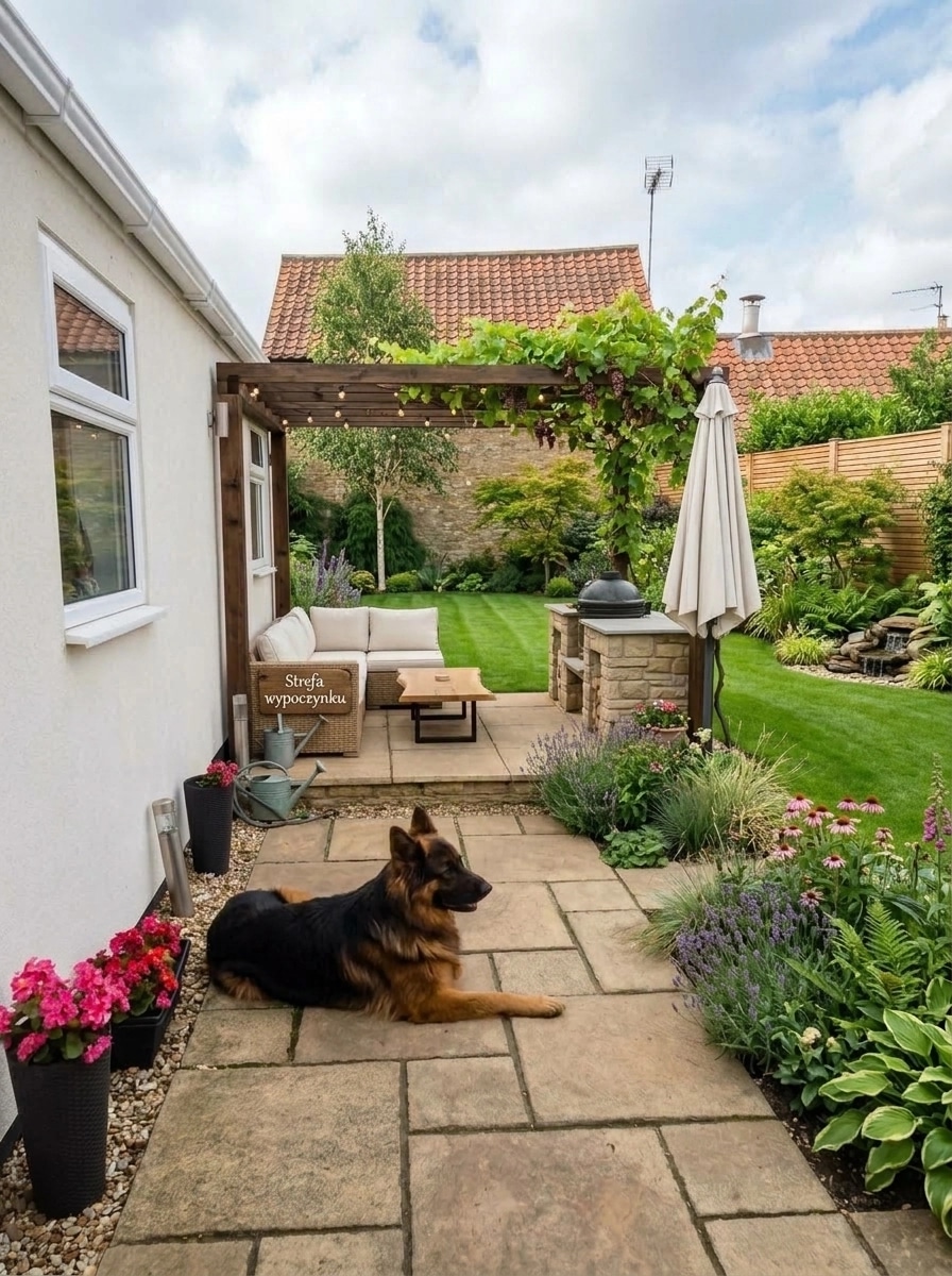 Landscape design in Eco Natural Garden style — Yard by GenRoom AI