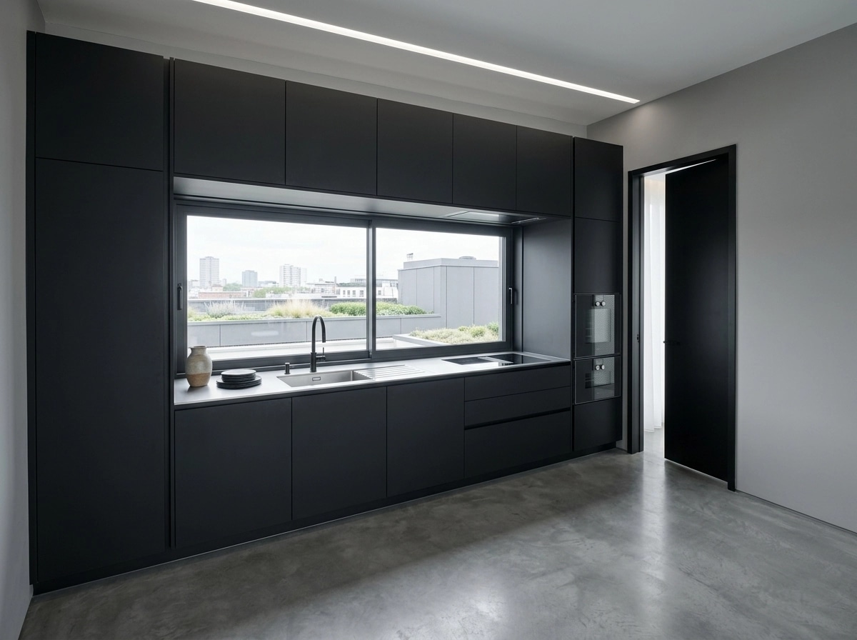Minimalism Kitchen design — interior photo by GenRoom AI