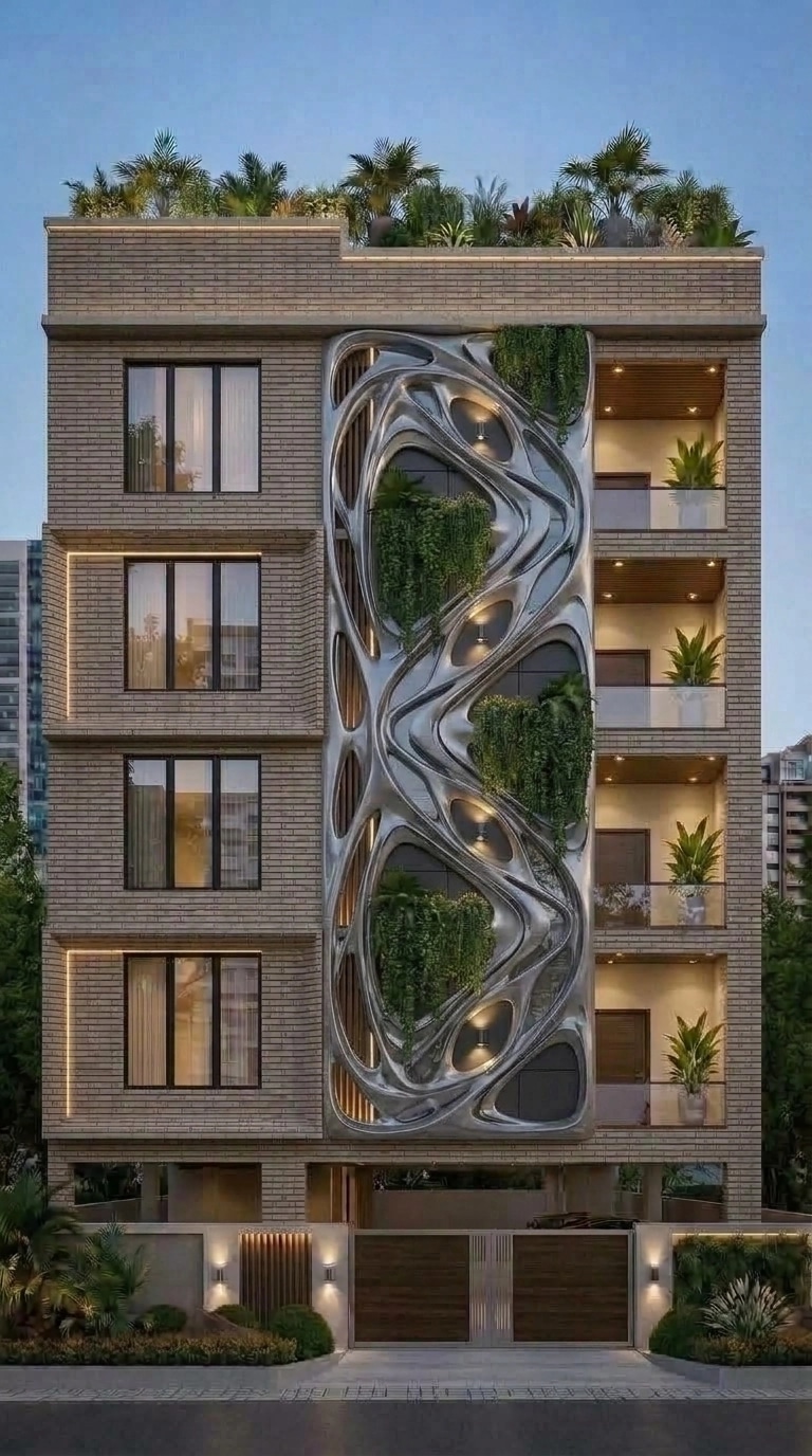 Contemporary Facade Facade design — facade photo by GenRoom AI