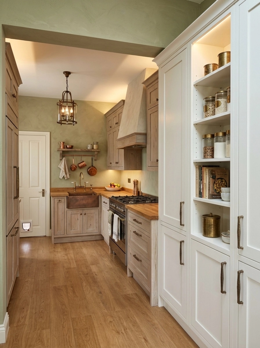 Kitchen interior in Modern Farmhouse style — photo by GenRoom AI