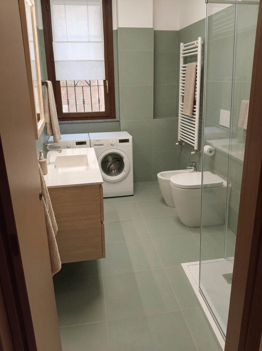 Interior design in Scandinavian style — Bathroom by GenRoom AI