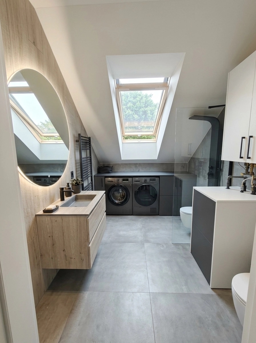 Bathroom interior in no_style style — photo by GenRoom AI