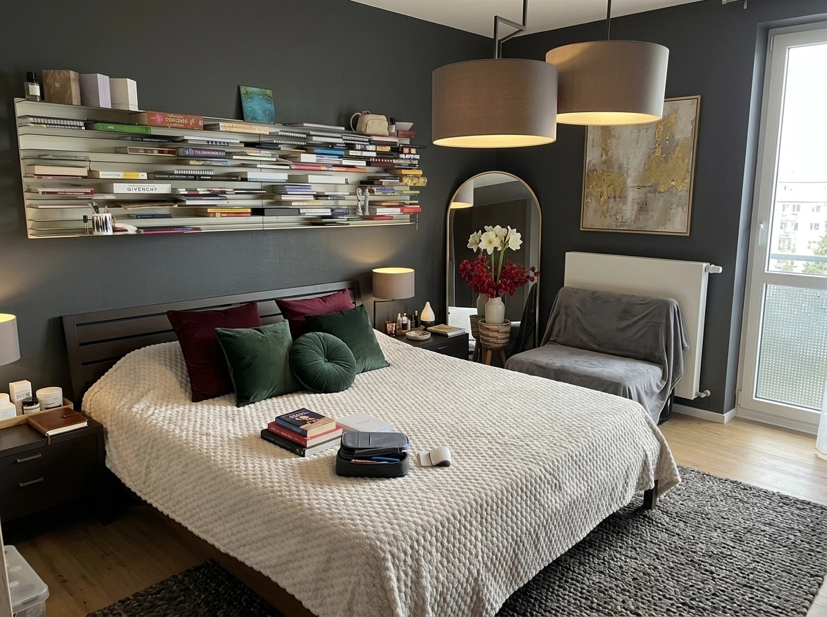 Interior design in Scandinavian style — Bedroom by GenRoom AI