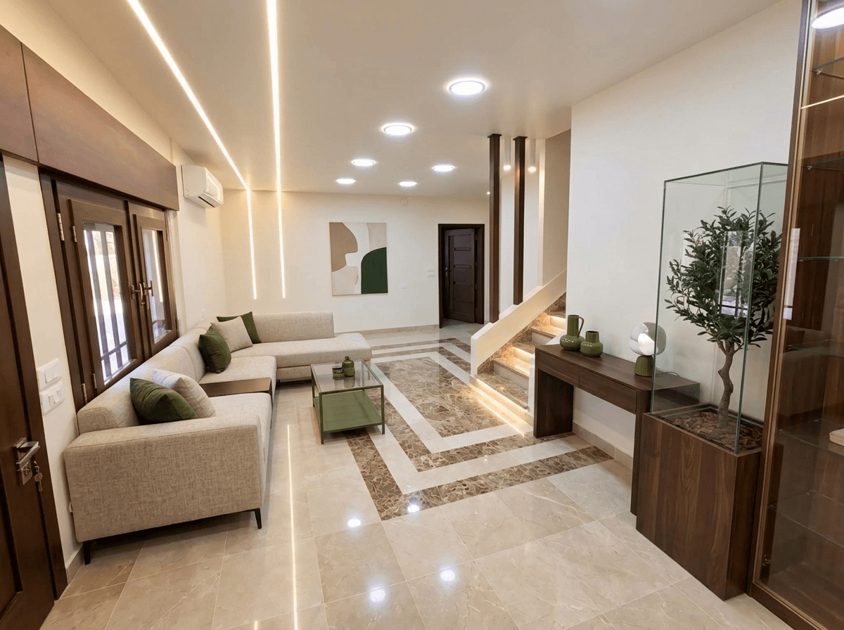 Hallway interior in no_style style — photo by GenRoom AI
