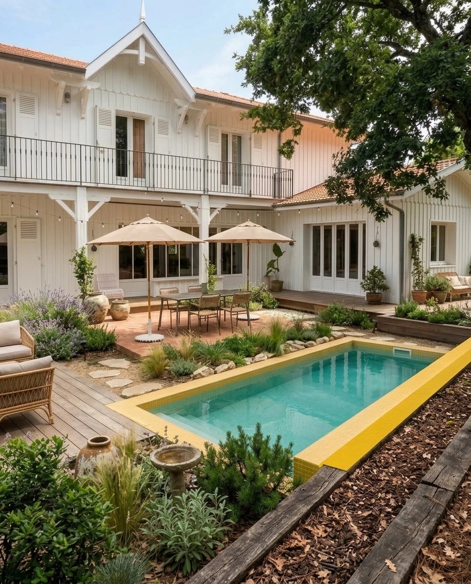 Landscape design in Eco Natural Garden style — Yard by GenRoom AI