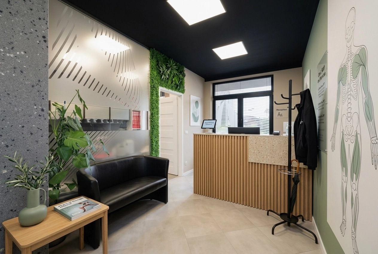 Interior design in Minimalism style — clinic by GenRoom AI