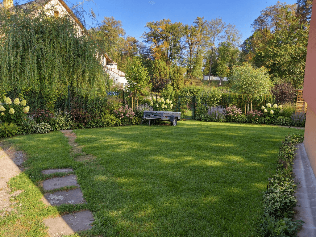 Yard design in no_style style — photo by GenRoom AI